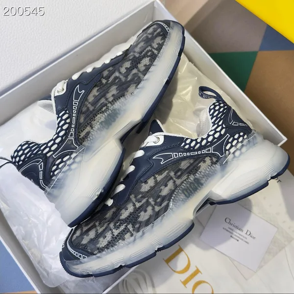 Dior Vibe sneakers in the Deep Blue Dior product view 1