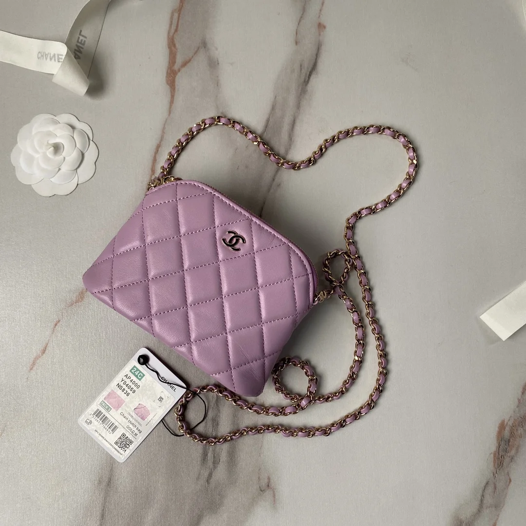 Chanel Black Leather Makeup Bags product view 7