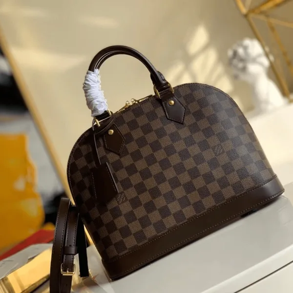 Louis Vuitton Damier Ebene Alma PM Caro Pattern Handbags 32mm product photo