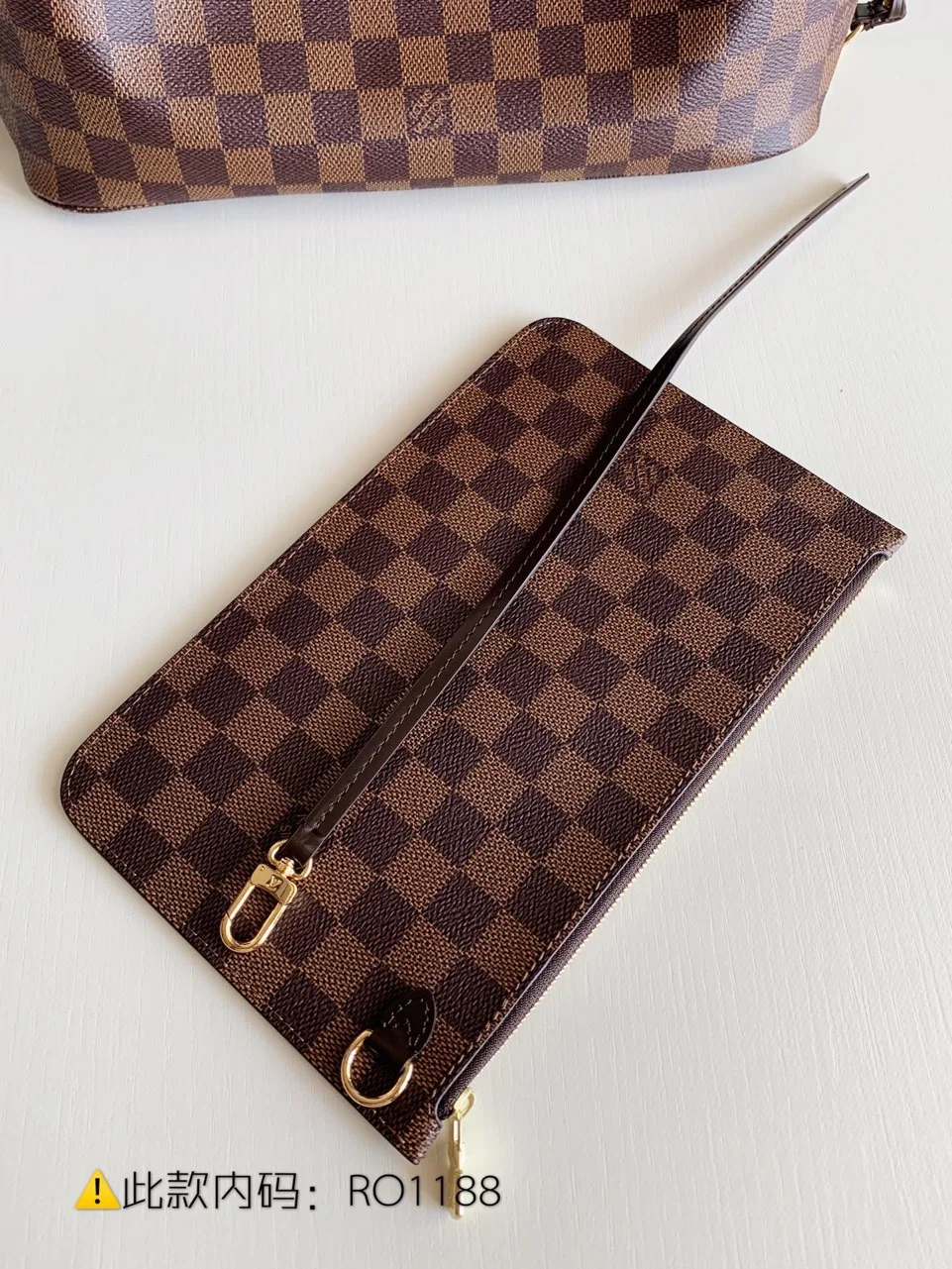 Louis Vuitton Neverfull Checkered Pattern Handbags 32x29x17cm product view 7