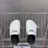 Hermès Women White Leather Mules product view 4