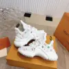 Louis Vuitton Women White Mesh Embellished Sneakers product view 6