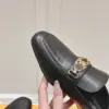 Louis Vuitton Women Black Leather Slip-On Mules product view 2