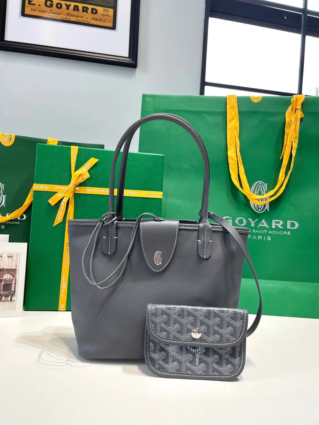 Goyard Anjou Mini in Gray Bag product view 2