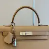 Hermès Kelly 28 Epsom Brown Palladium Hardware Bag product view 2