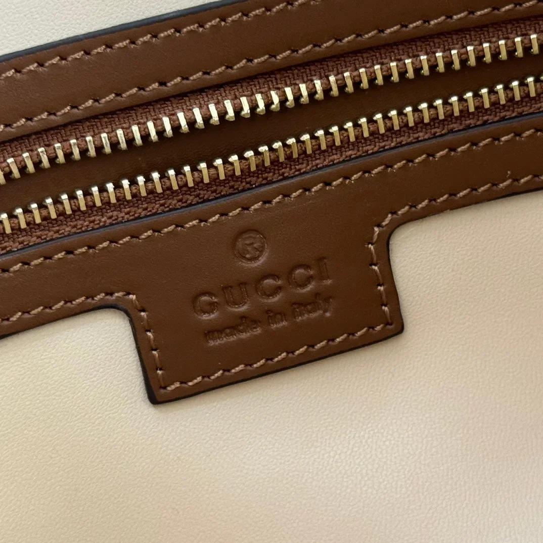 Gucci Jackie Small Shoulder Bag Brown Leathe product view 6