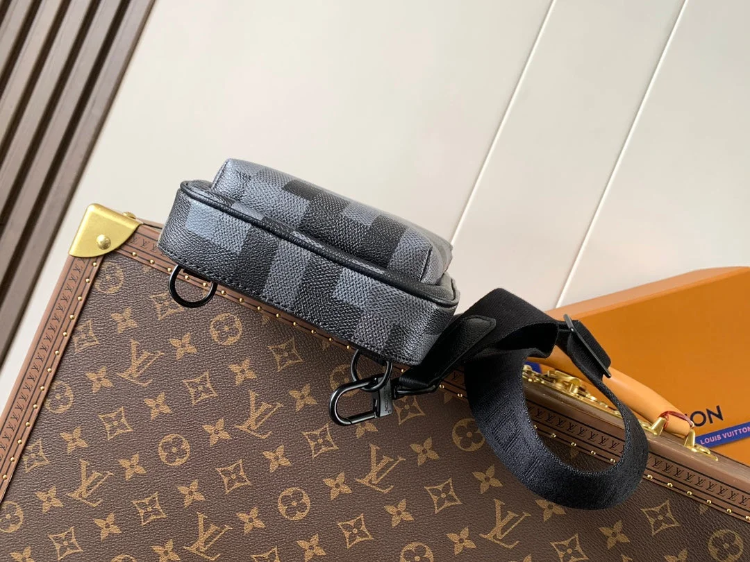 Louis Vuitton Avenue 31 In Black Canvas Calfskin Bag product view 3