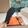 Hermès Women Beige Leather Strappy Sandals product view 2