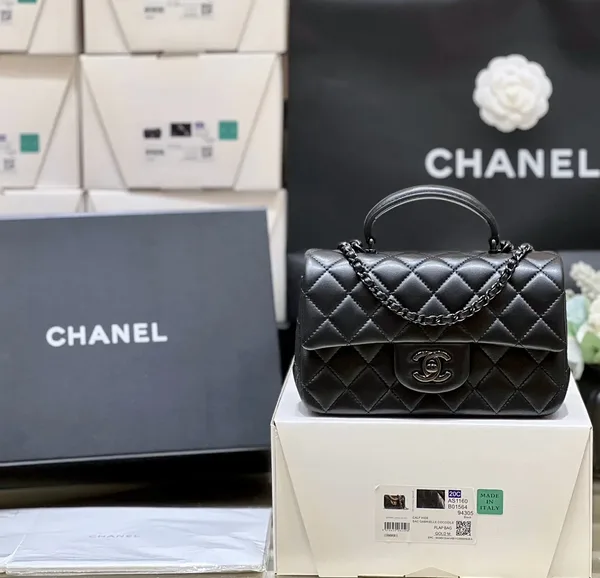 Chanel 20C AS1160 mini top handle flap Bag product view 5