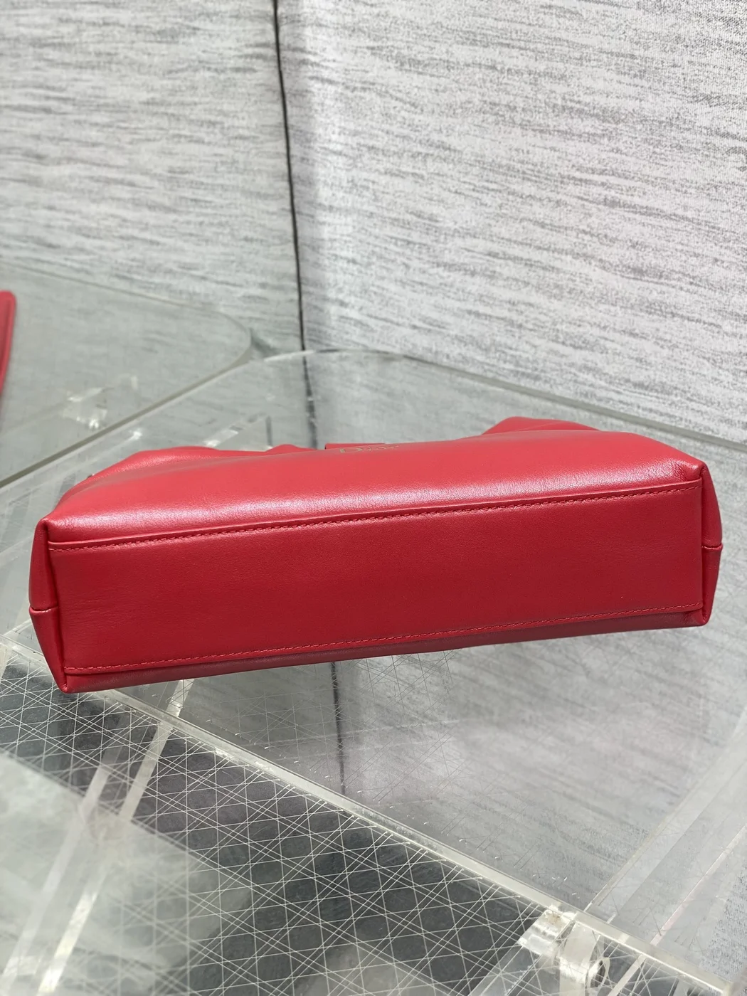 Dior Bow Bag Red Lambskin product view 6