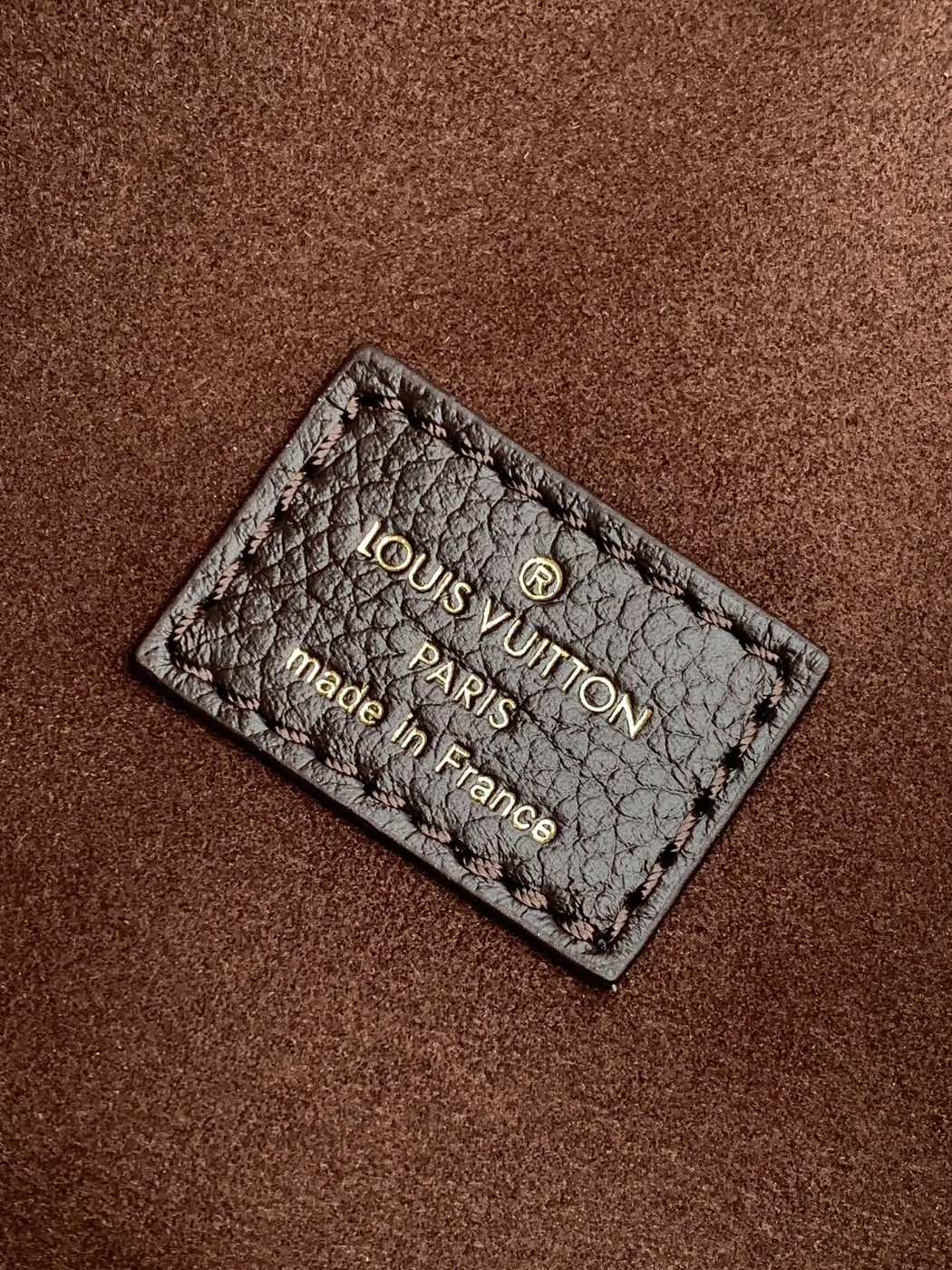 Louis Vuitton Loop Hobo 38 In Dark Brown Monogram Calfskin Embossed Logo Bag product view 8