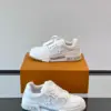 Louis Vuitton Men White Leather Sneakers product view 4