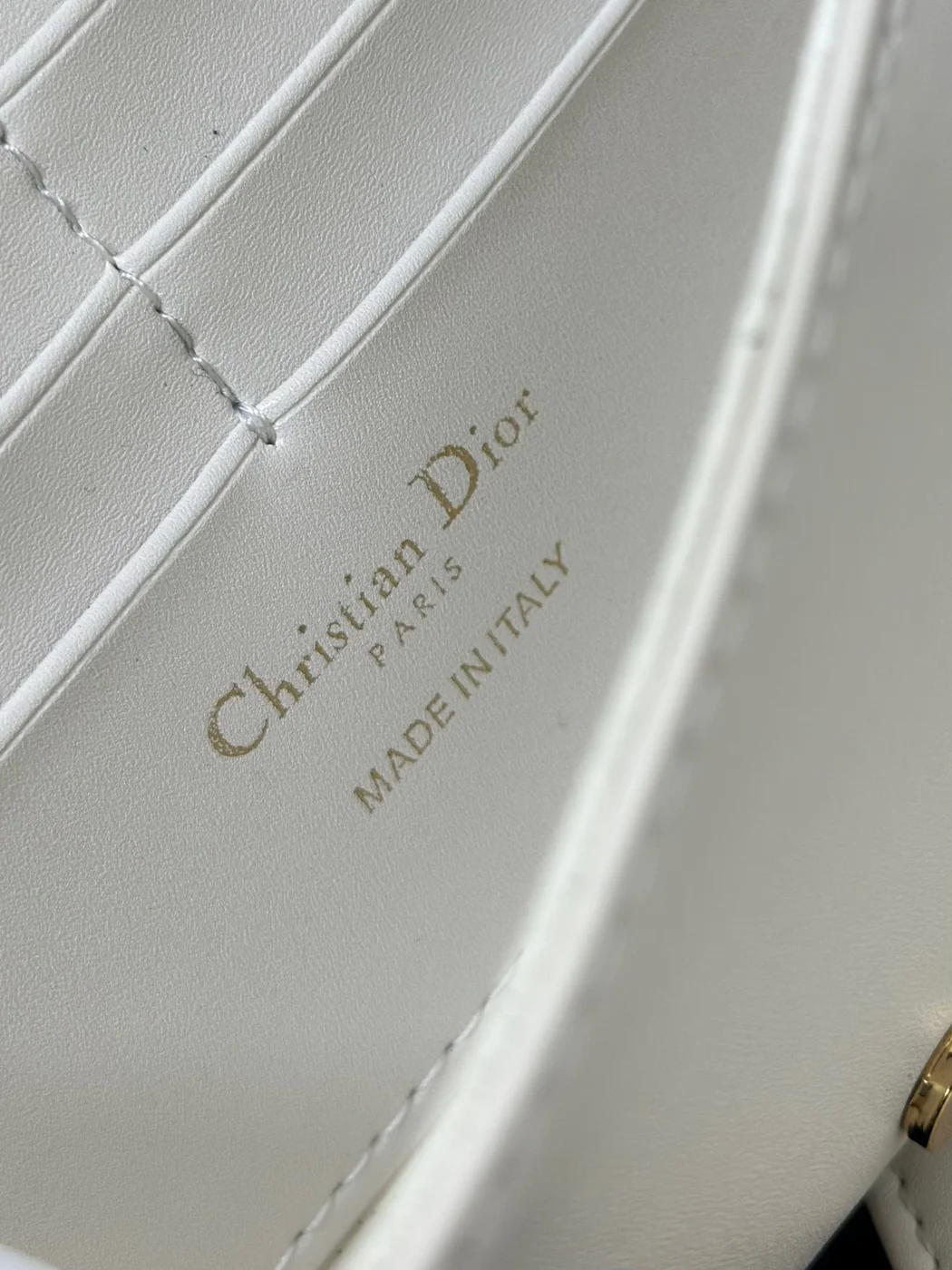 Dior Bobby Women’s Crossbody Bag White Smooth Leather 21.5x12x4cm product view 8