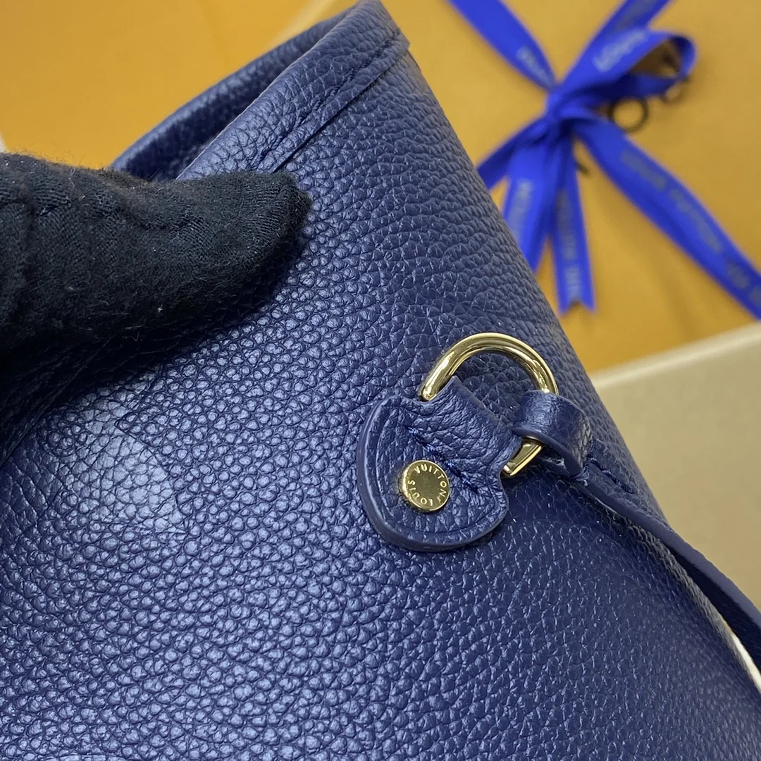 Louis Vuitton Neverfull MM Monogram Empreinte Leather Bag product view 2