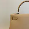 Hermès Kelly 28 Epsom Brown Palladium Hardware Bag product view 4