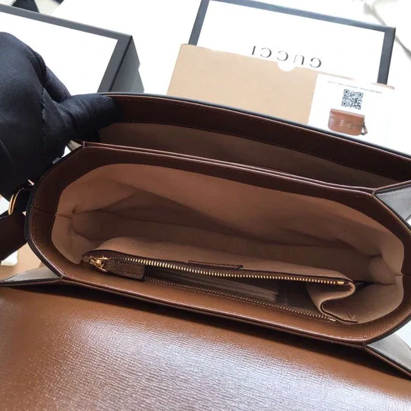 Gucci 1955 Horsebit Bag Women’s Brown Smooth Leather 25 cm product view 4