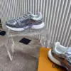 Louis Vuitton Women Silver Mesh And Leather Sneakers product view 6