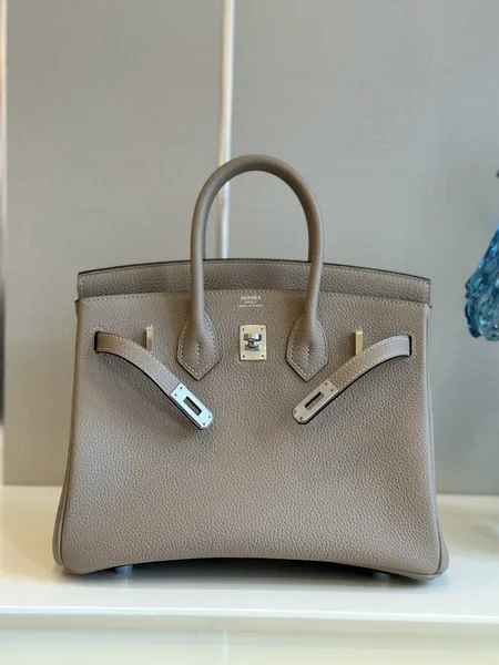 Hermès birkin gray with Silver hardware (size 30) Bag product view 2