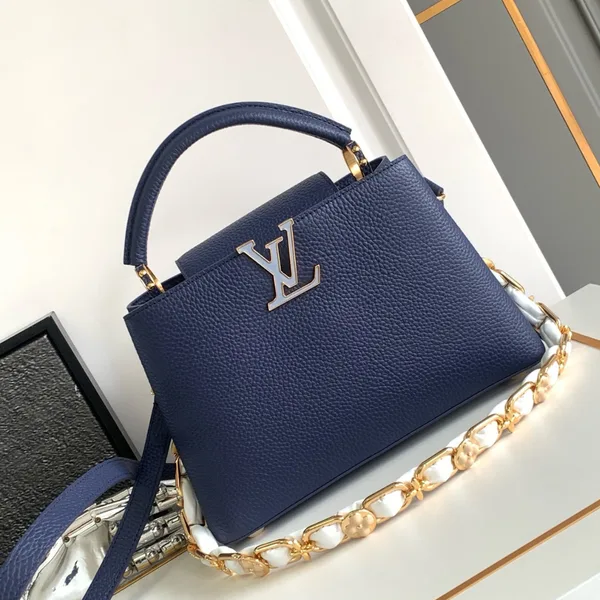 Louis Vuitton Capucines BB Woman’ Navy Blue Handbags 27x18x9cm product view 1
