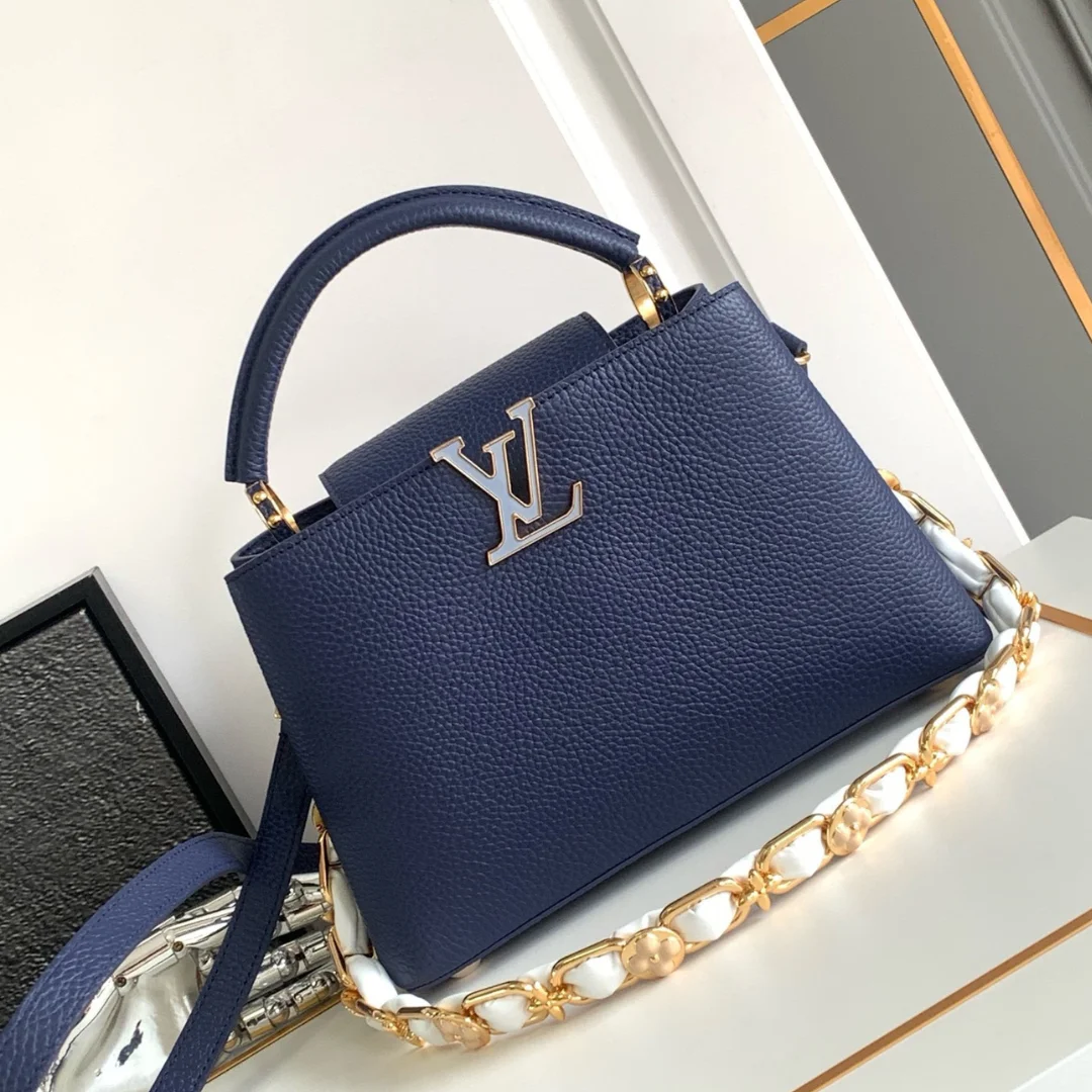 Louis Vuitton Capucines BB Woman’ Navy Blue Handbags 27x18x9cm product view 1