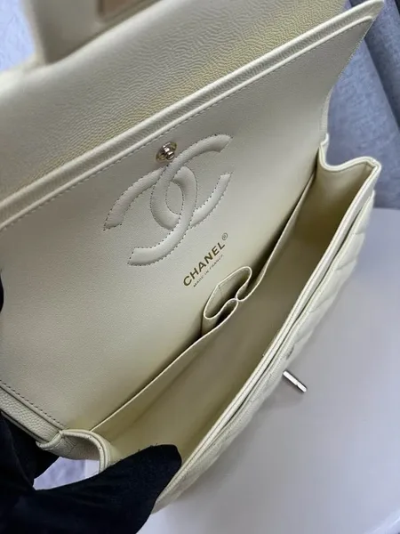 Chanel Classic Flap Light Yellow Medium 25 Bag product view 3
