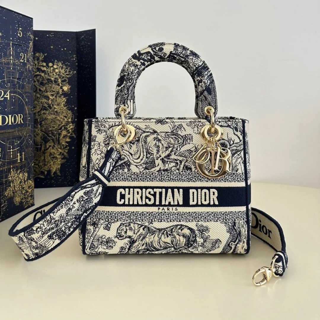 Dior Bag Lady D-lite Bag Blue product view 1