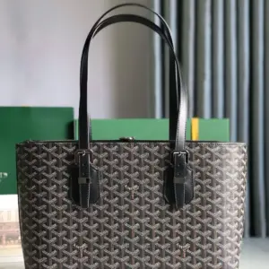 Goyardine Sac Marie Galante MM Black Bag product view 1