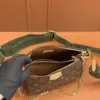 Louis Vuitton Multi Pochette Handle Fabric Green Handbags Monogram product view 7