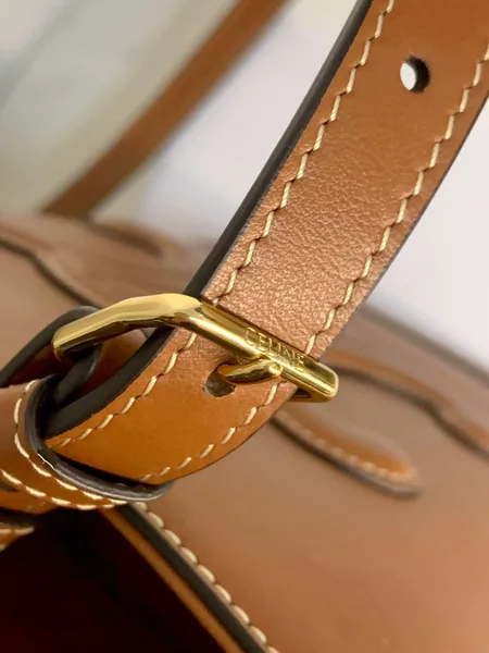 Celine Small Bucket Cuir Triomphe Brown Bucket Handbag 30x22x12cm product view 2