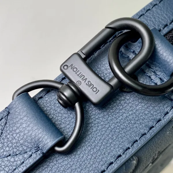 Louis Vuitton Trio Messenger 25 In Blue Monogram Shadow Calfskin Bag product view 6