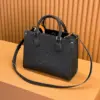 Louis Vuitton On The Go PM Tote Bag Black Handbags 25 cm product view 3