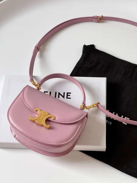 Celine Mini Handle Crossbody Pink 15.5x11cm Bag product view 2