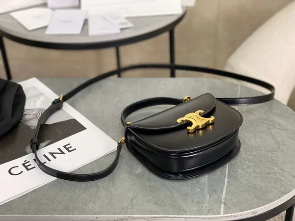 Celine Mini Bag Black Handbag Smooth Leather 19 cm product view 6