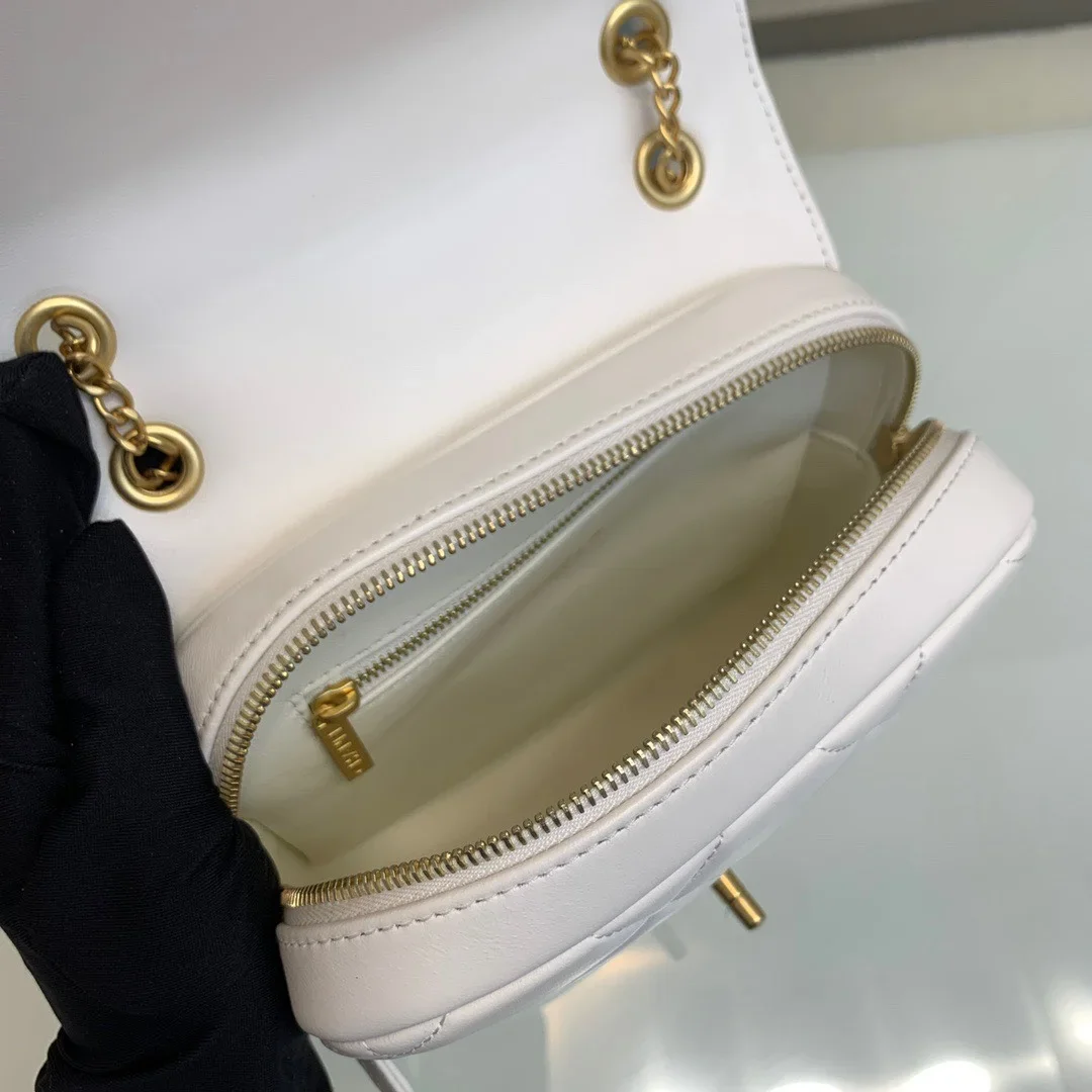 Chanel Mini Backpack Milk White With Gold Lock 18x20x11.5 cm product view 6