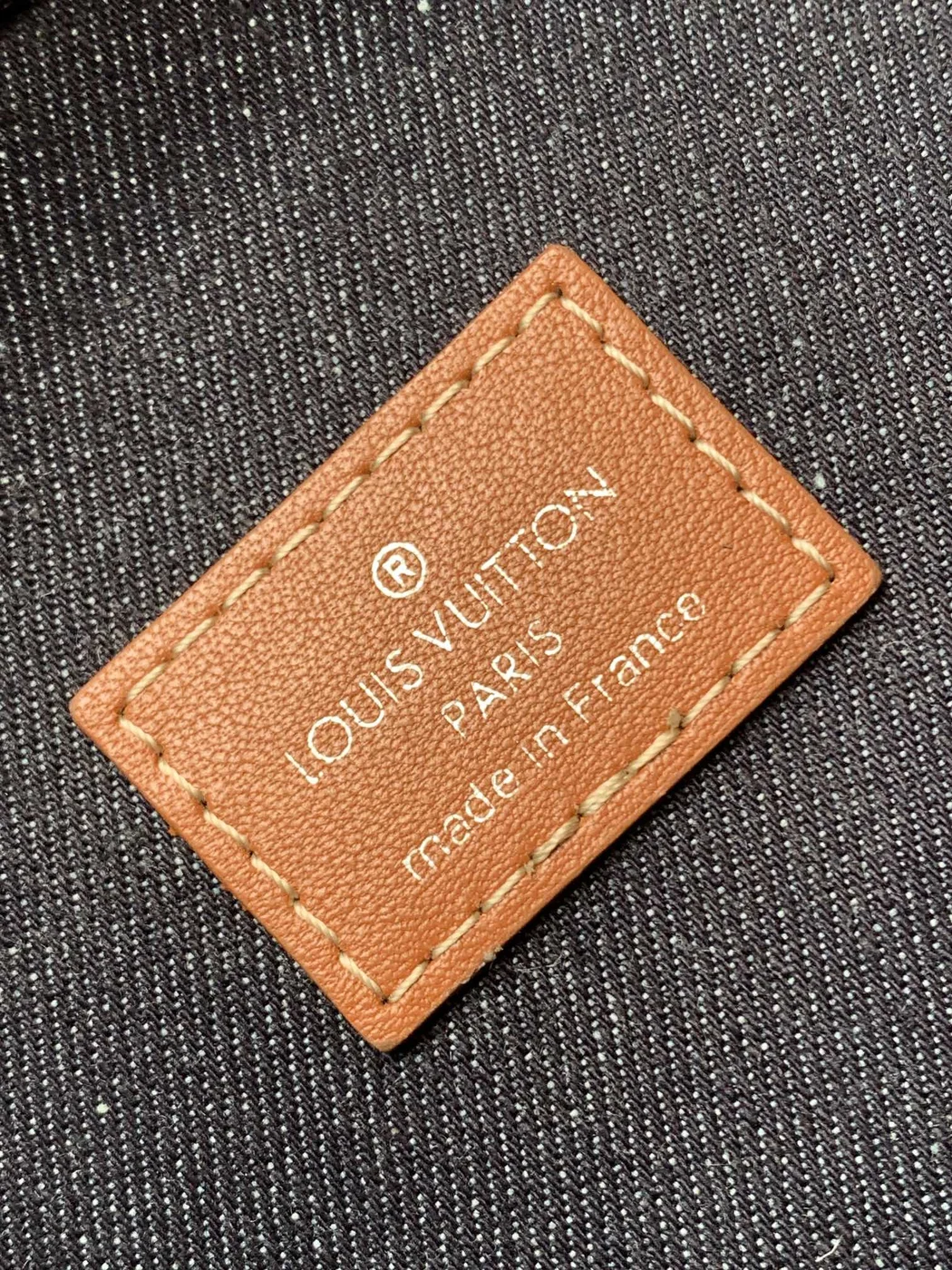 Louis Vuitton Avenue Slingbag 31 In Black Monogram Canvas With Brown Logo Bag product view 8