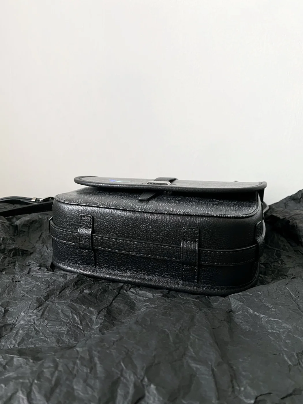 Goyard Goyardine Belvedere III PM Messenger Bag Jet Black product view 4