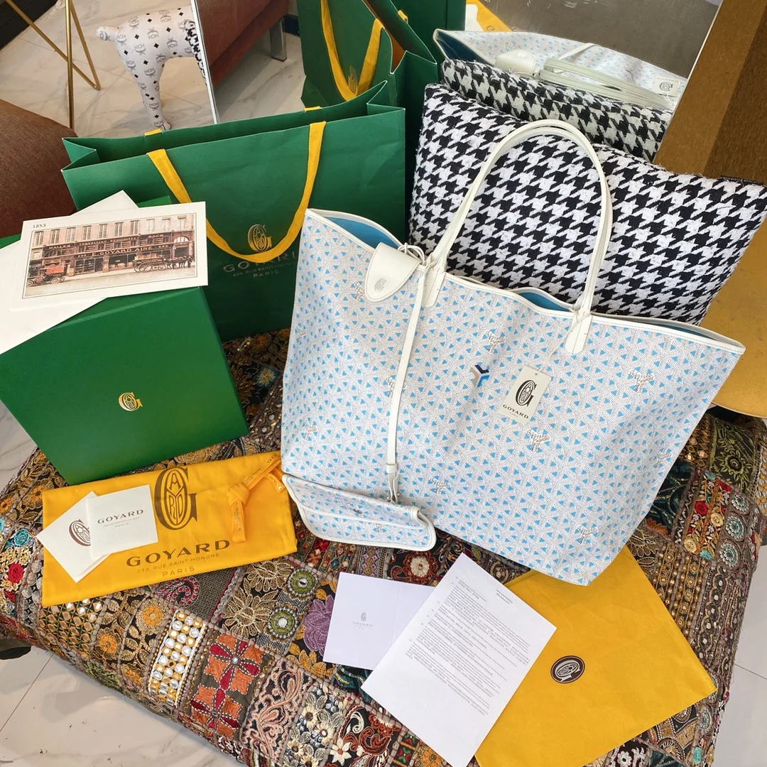 Goyard limited edition Saint Louis Claire-Voie GM Bag /Tote – Blue product view 1