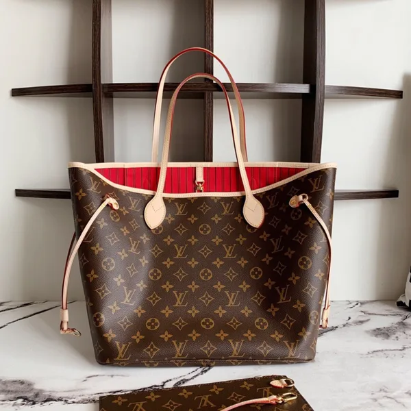 Louis Vuitton Neverfull Handbags Brown Pattern 32x29x17cm product photo