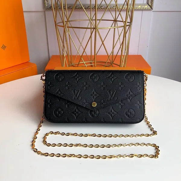 Louis Vuitton Félicie Pochette Bag Black product photo