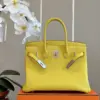 Hermès Birkin 30 Amber Yellow Palladium Hardware Bag product view 8