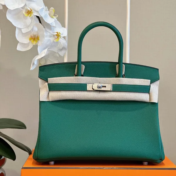 Hermès Birkin 30 Dark Green Palladium Hardware Bag product view 1