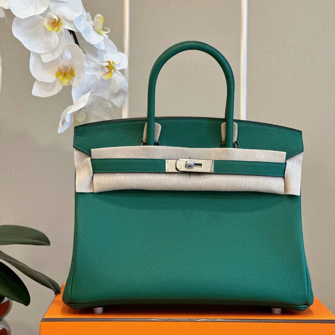 Hermès Birkin 30 Dark Green Palladium Hardware Bag product view 1