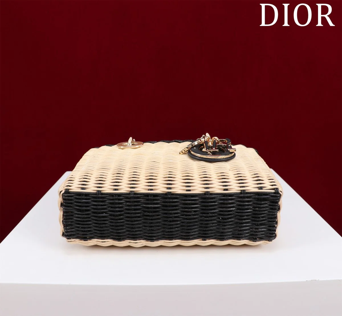 Dior D-Joy Lady Wicker Handbag 22 cm product view 6