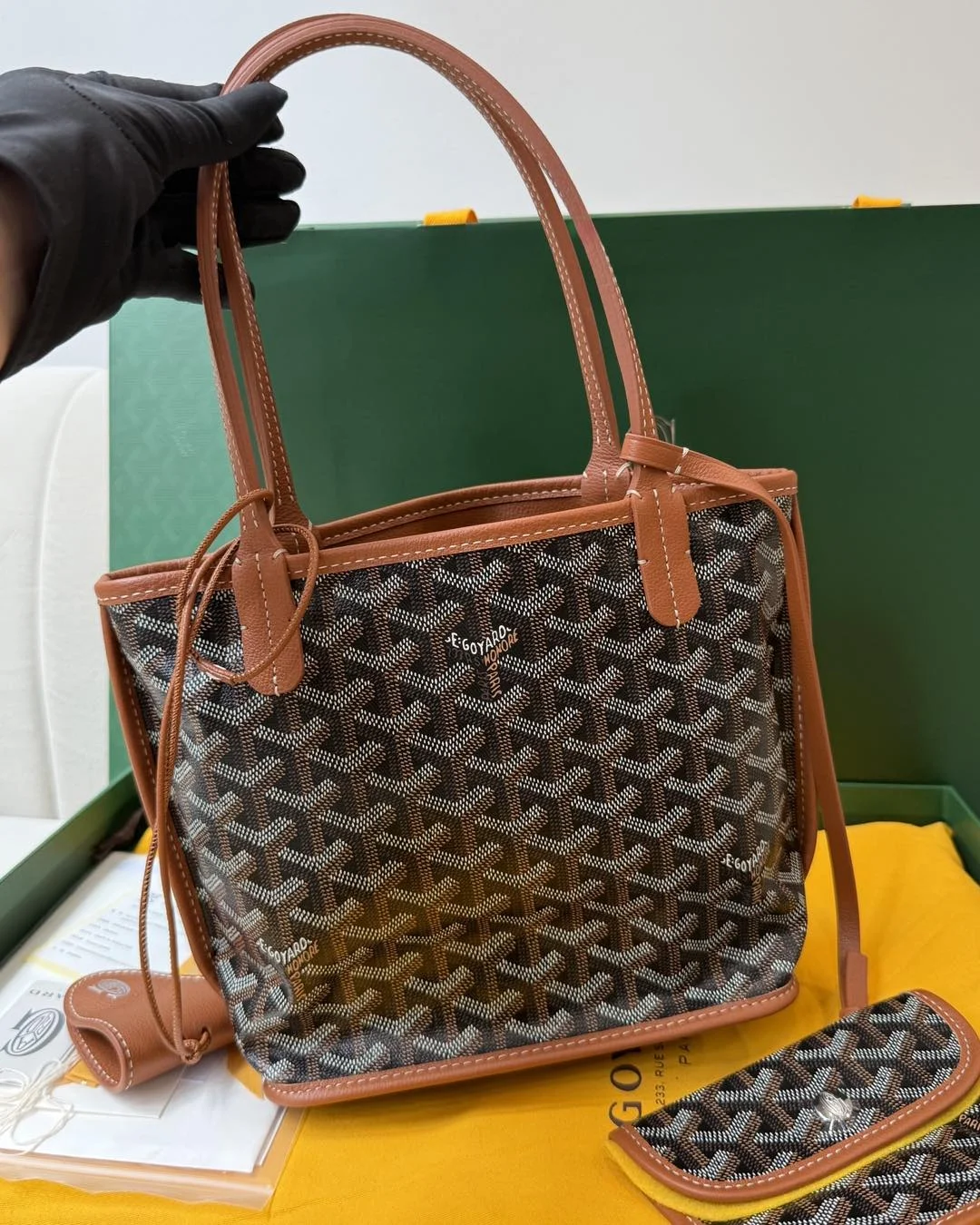 Goyard Mini Anjou Brown Bag product view 2