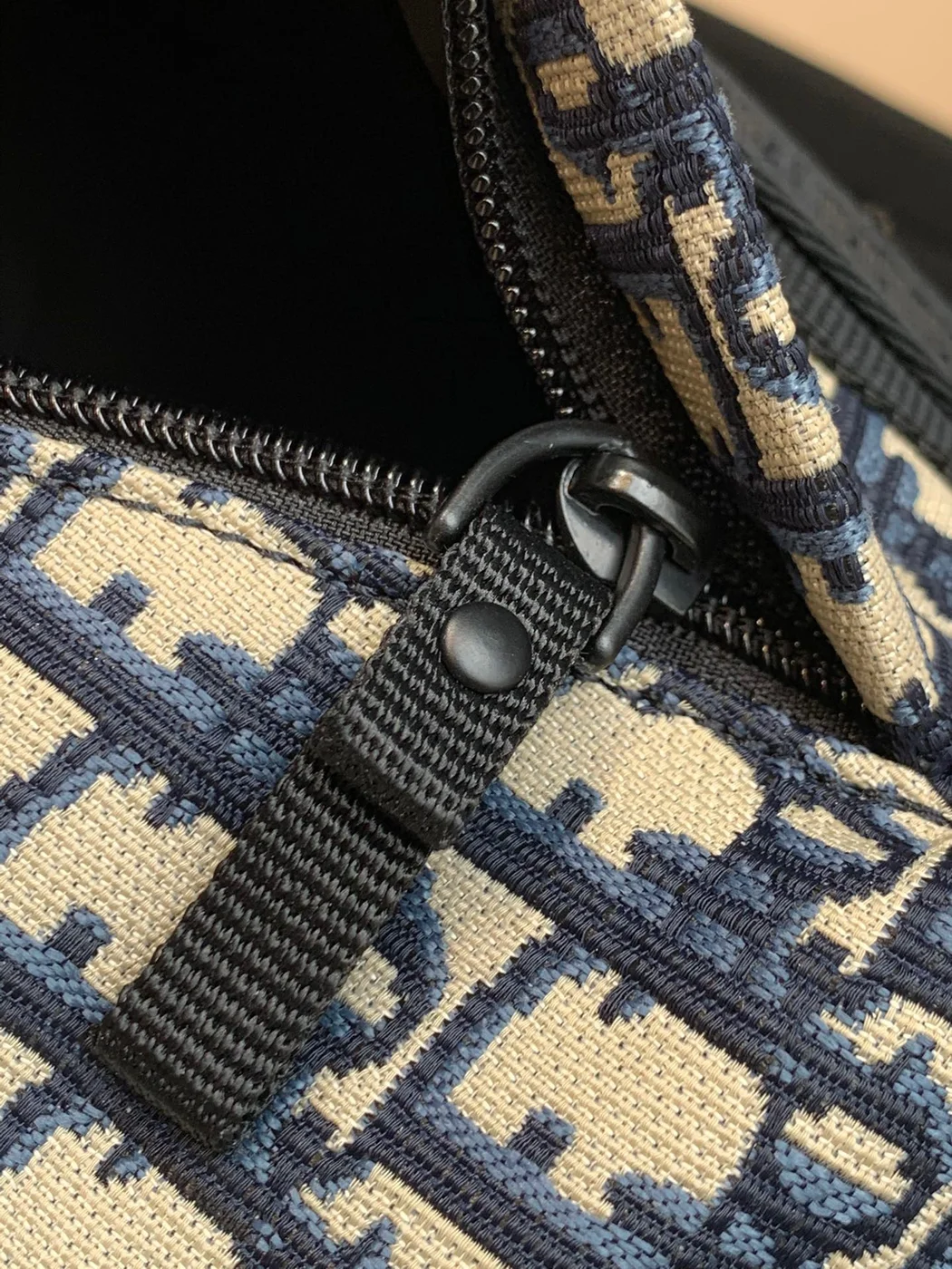 Dior Backpack Canvas Embroidered Pattern 42x33x15cm product view 6