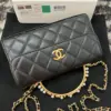 Chanel Woc Black Handbags Pearl Handle Plated Lock Gold 19 cm product view 9