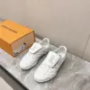 Louis Vuitton Women White Leather Sneakers product view 1