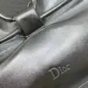 Dior Bow Bag Silver Lambskin product view 2