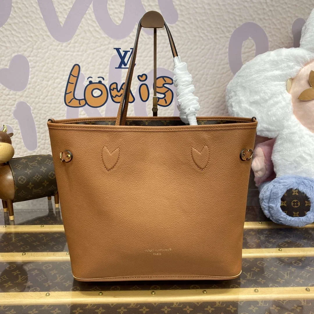 Louis Vuitton M12061 Louis Vuitton Reversible Neverfull Inside Out MM Handbag Brown product view 6