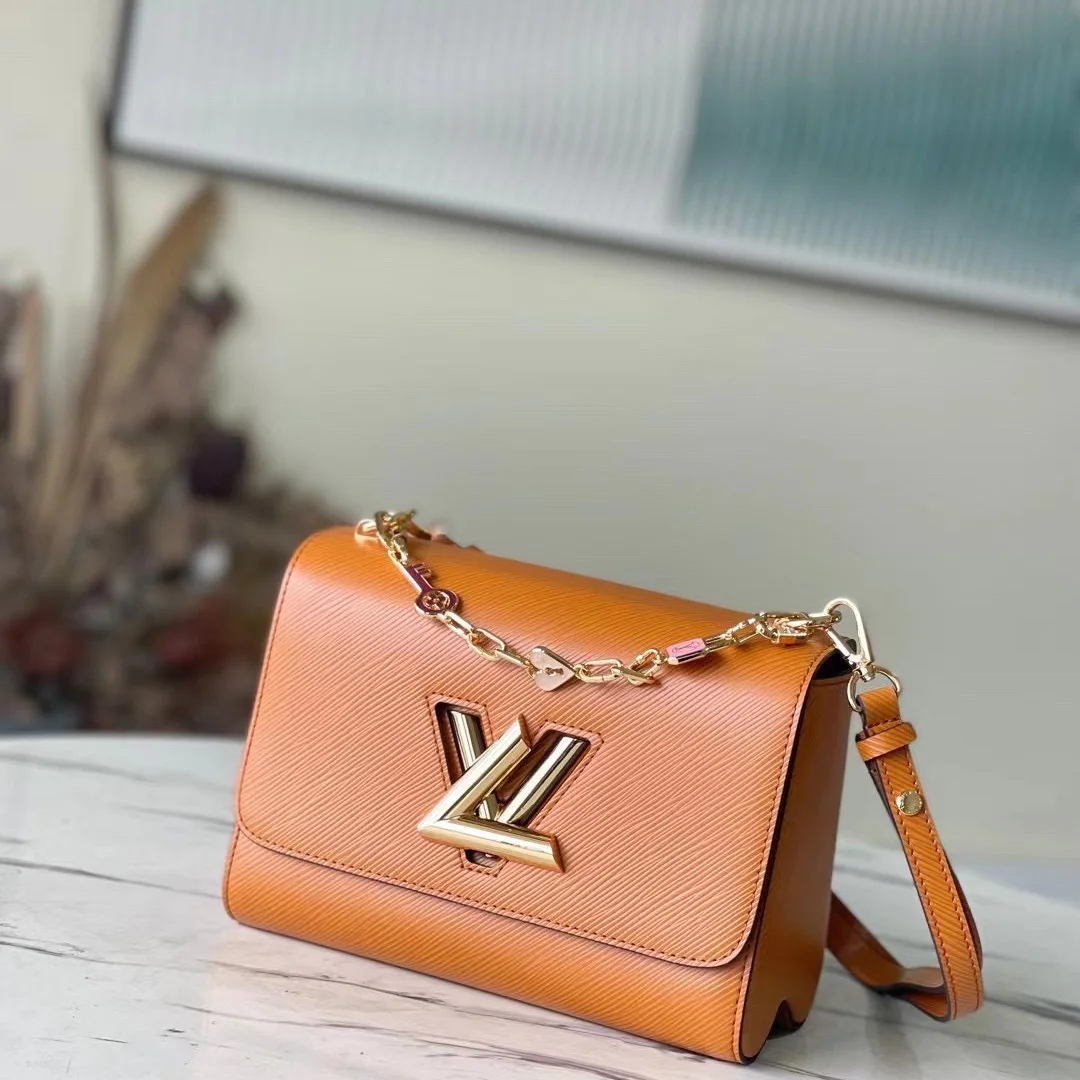 Louis Vuitton Twist Mini Orange Handbags 23x17x9cm product view 1
